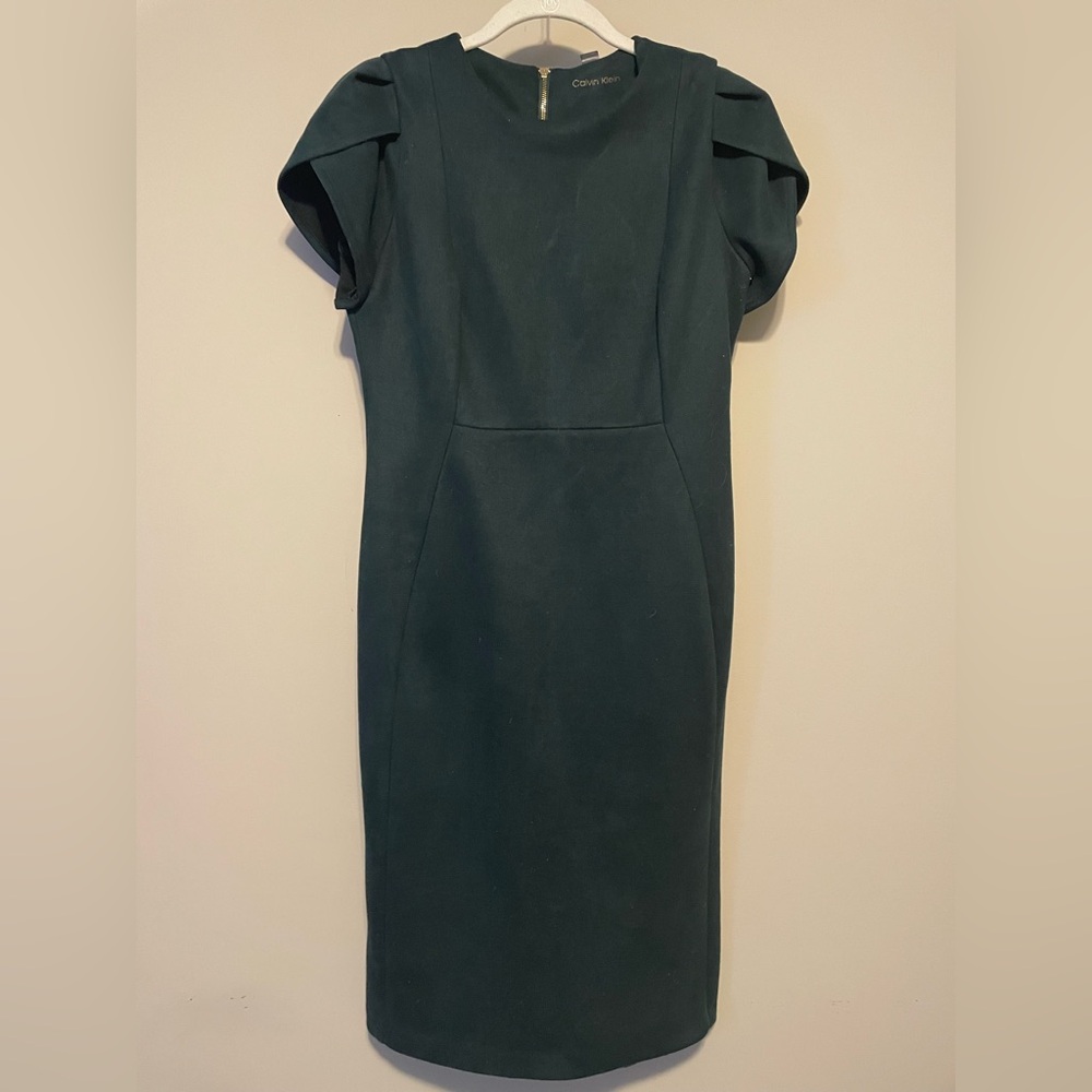Calvin Klein Forest Green Midi Dress